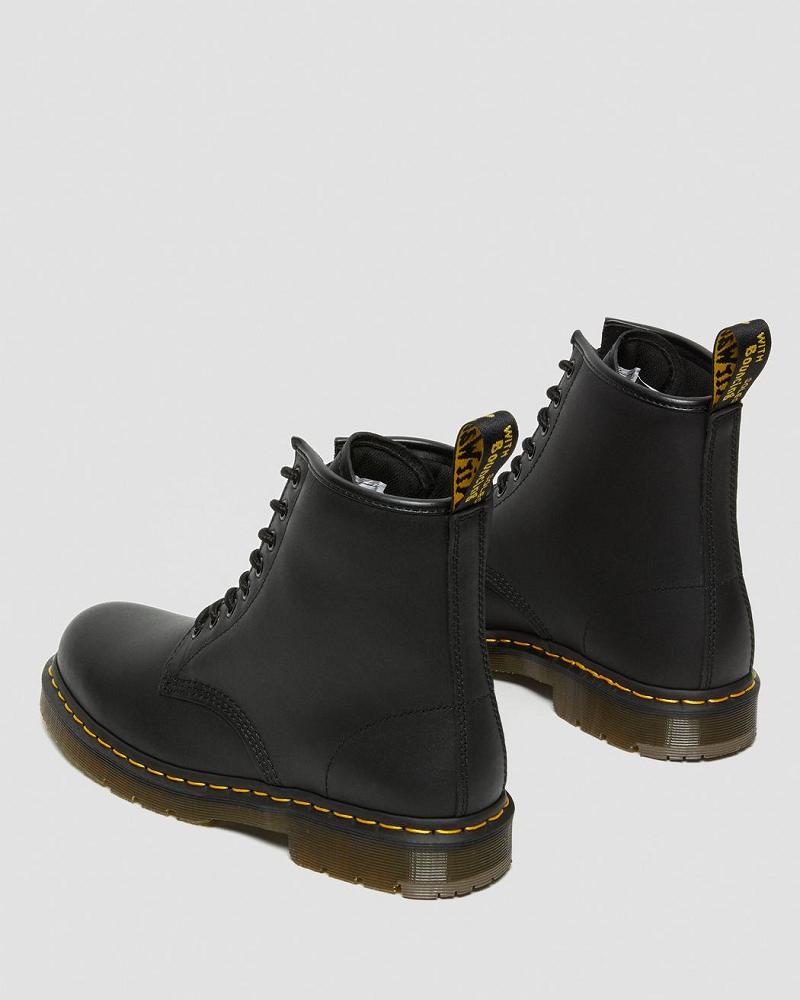 Dr Martens 1460 Slip Resistant Læder Snørestøvler Herre Sort | DK 531WNB